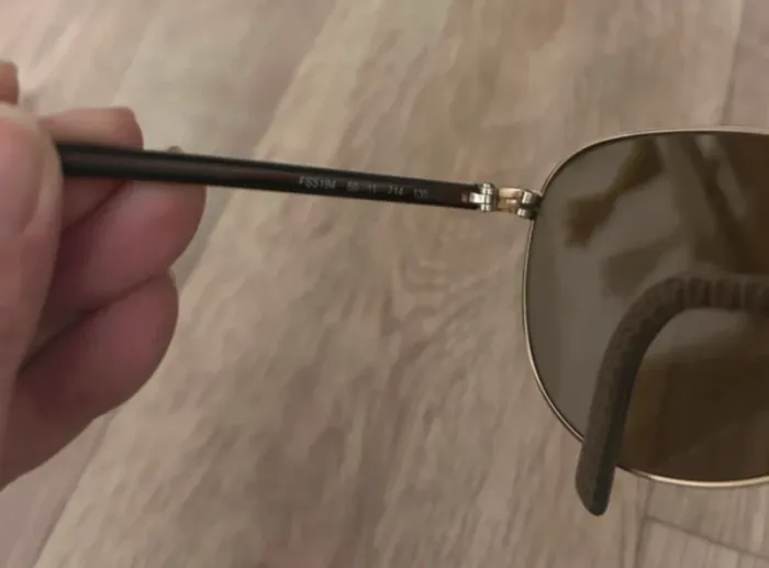 Fendi lunette de soleil doré FS 5194 Branche imprimé logo - photo numéro 7