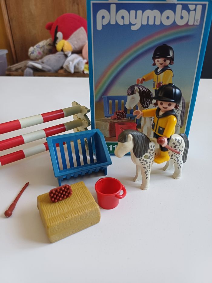 Équitation,Poney Playmobil complet 3119