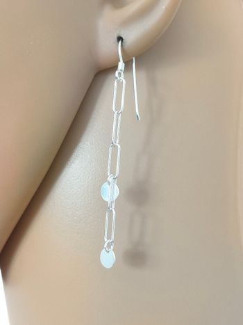 Boucles d'oreilles femme en argent 925 neuf