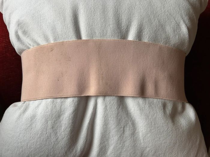 Ceinture élastique rose pâle - photo numéro 3