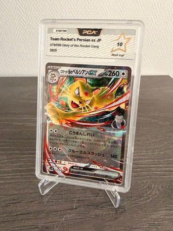 Persian ex Team Rocket PCA 10 japonais carte Pokémon