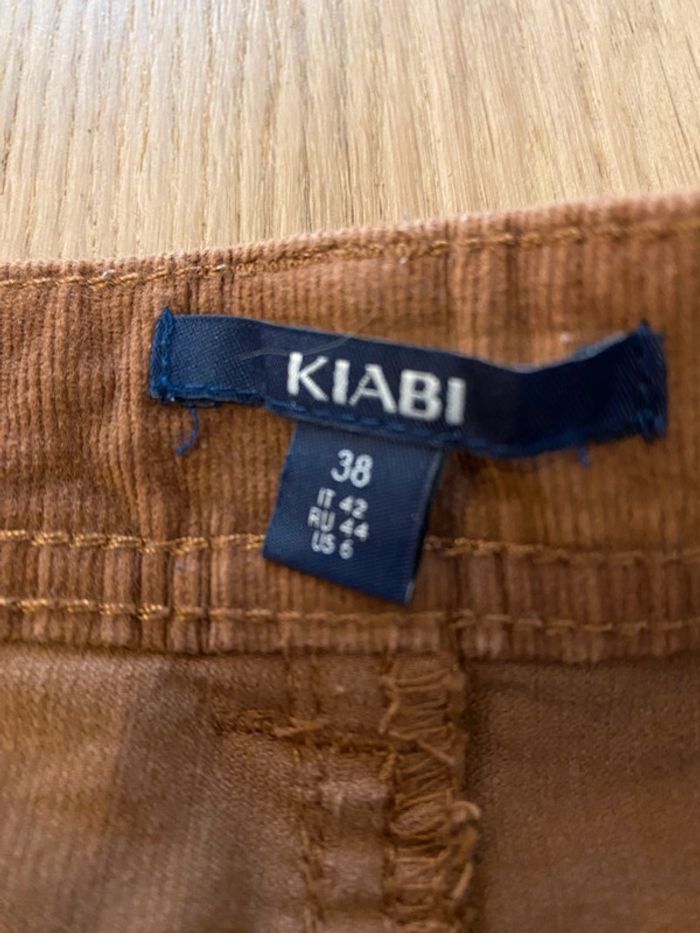 Jupe en velours marron Kiabi - photo numéro 4
