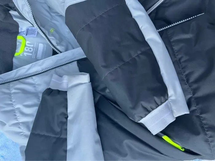 Manteau gris noir wedze taille 10 ans décathlon - photo numéro 6