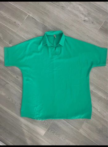 Blouse MC verte taille L