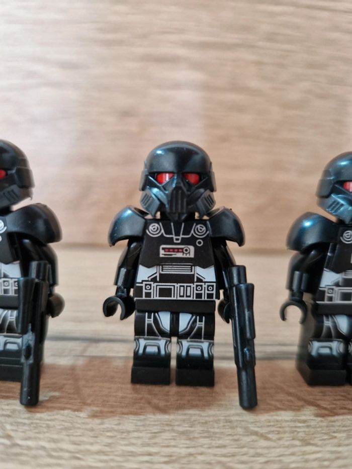 Figurines type lego 4 Dark troopers stormtroopers star wars - photo numéro 2