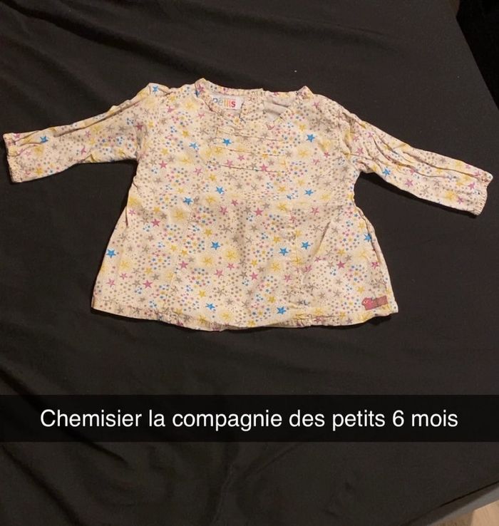 Chemisier la compagnie des petits 6 mois