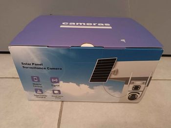🔒 [NEUVE] Caméra de surveillance solaire🔒