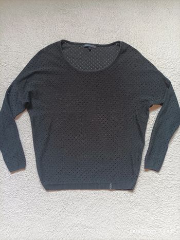 Pull ajouré noir 36/38