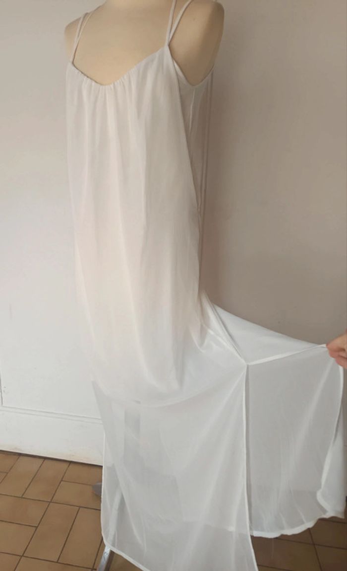 Robe longue voile doublé femme t m 38 cop copine - photo numéro 2