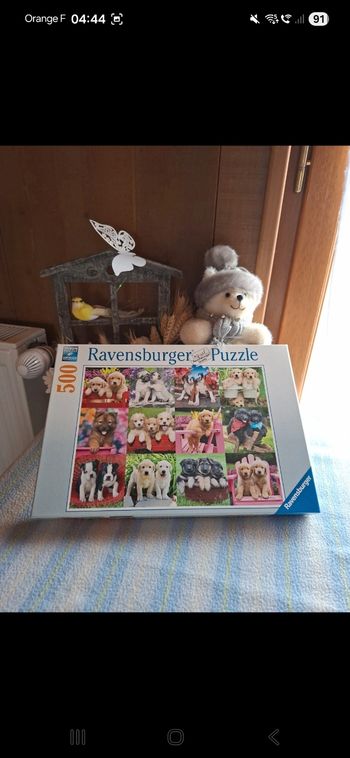 Puzzle 500 pièces chiots