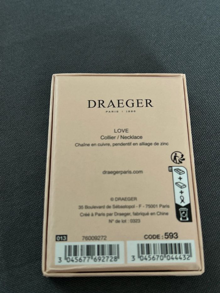 Collier Draeger Love / 2 cœurs unis / Neuf dans sa boîte - photo numéro 3
