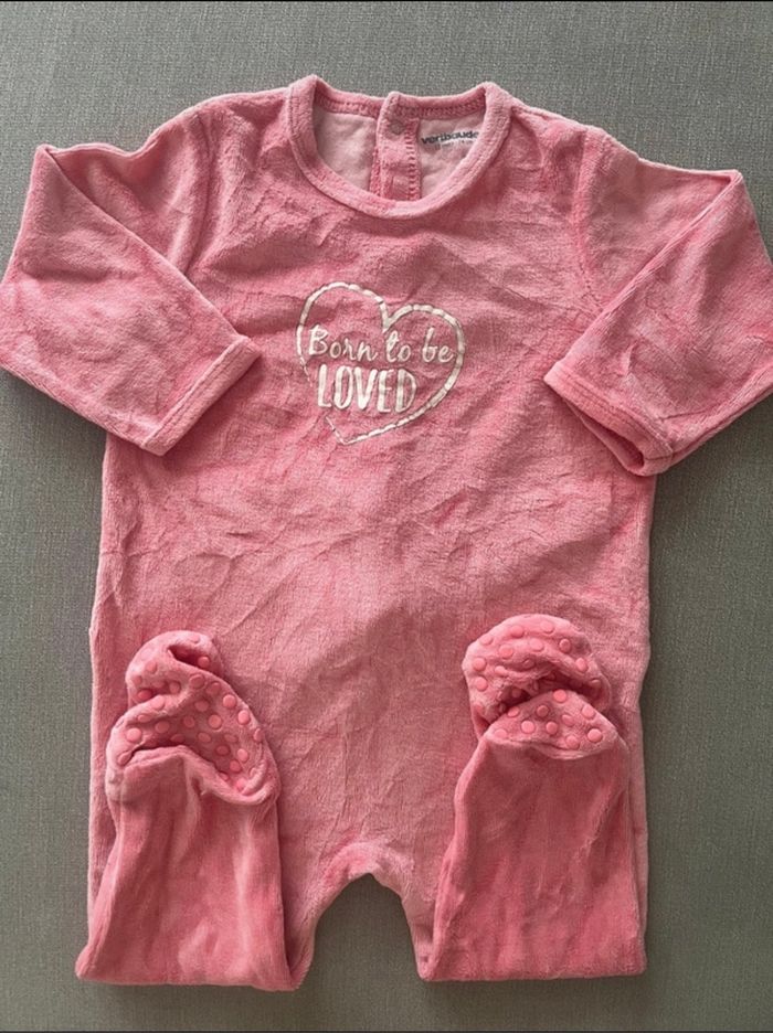 Lot de pyjamas velours verbaudet fille 12 mois - photo numéro 5