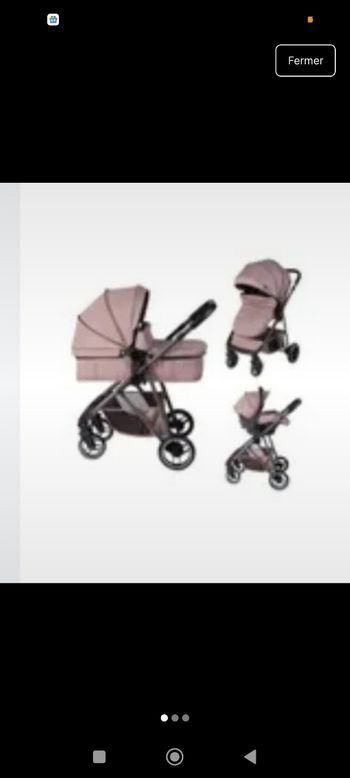 Poussette bébé 3 en 1