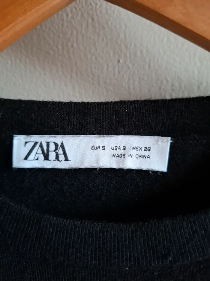 Pull fin contrasté Zara - photo numéro 4