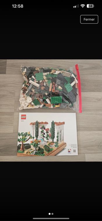 Lego 10369 jardins andalou complet