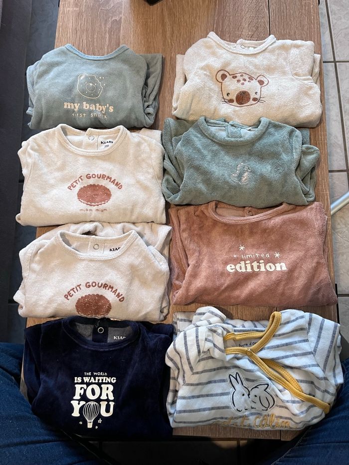 Lot 8 pyjamas velour