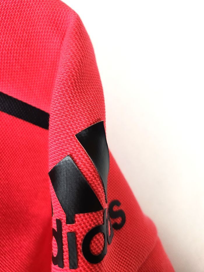 Veste running Adidas à Capuche, couleur corail, taille XS - photo numéro 4