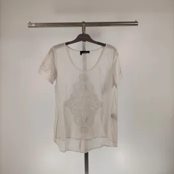 T-shirt brodé The Kooples - 100% coton - Taille S - A163