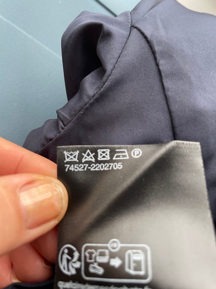 Manteau long bleu marine - photo numéro 7