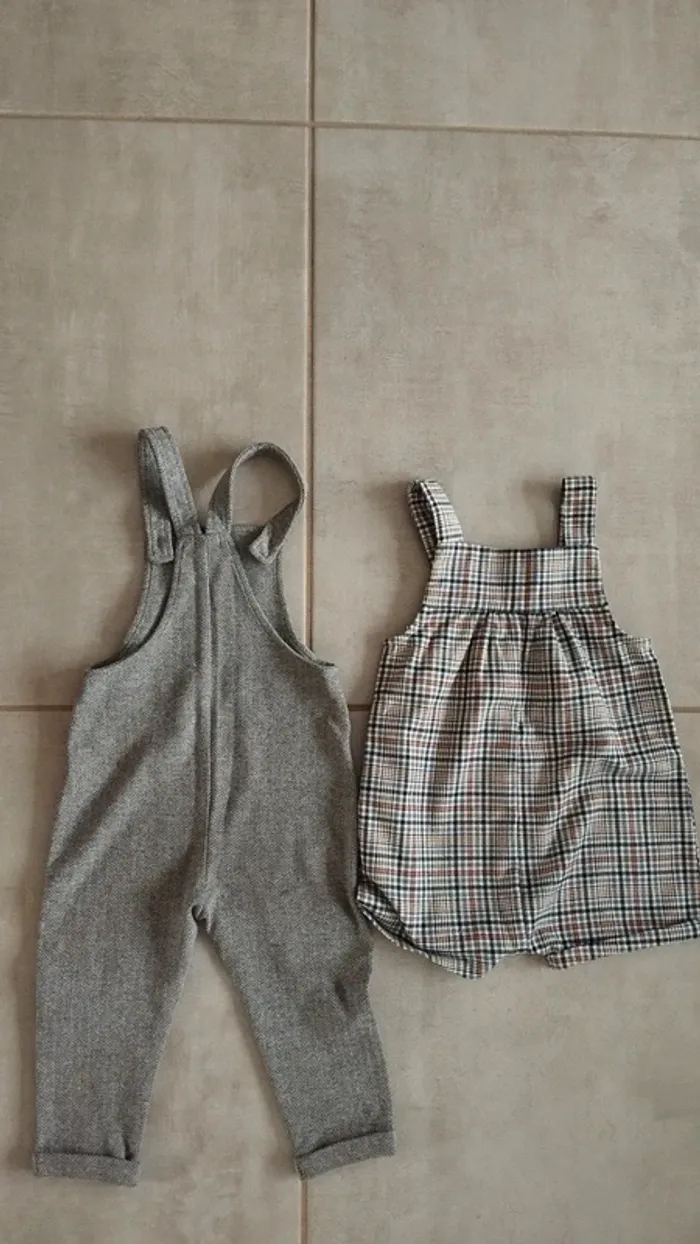 Lot de 2 salopettes garçon 24 mois Kiabi Vertbaudet - photo numéro 4