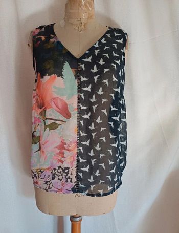 Blouse sans manche M&S mode femme taille 42