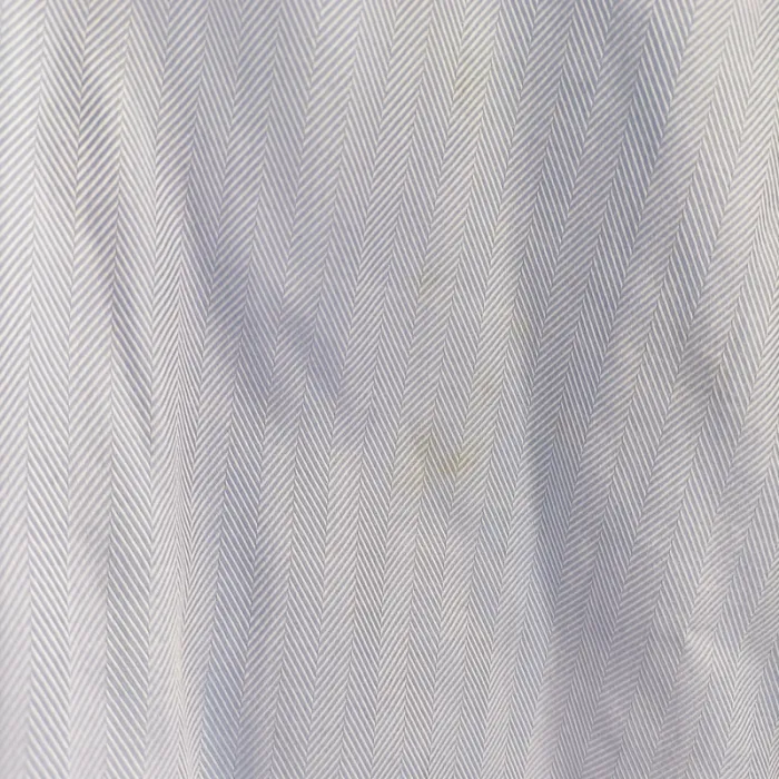 Chemise bleu ciel coton motif chevrons Café Coton Paris taille 40/41 A1302 - photo numéro 6