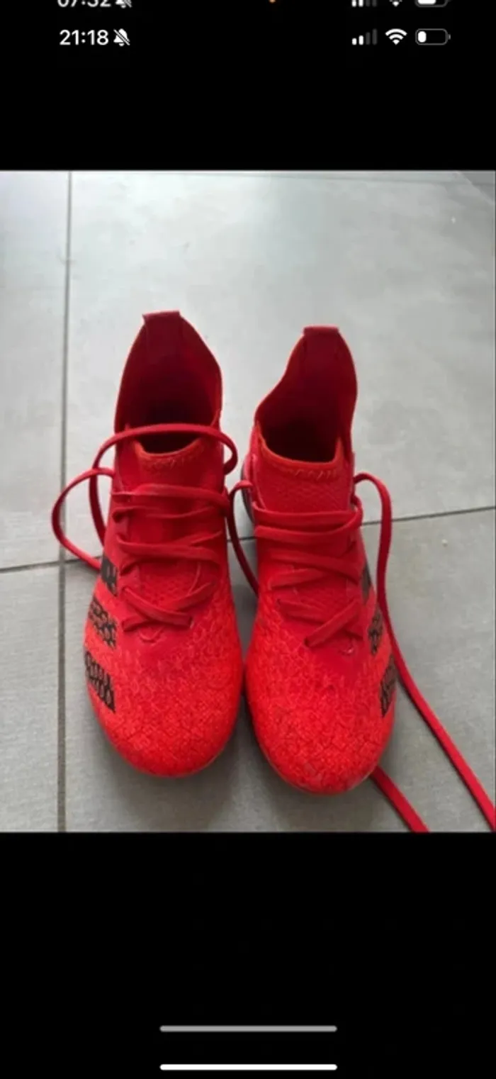 Chaussure de foot taille 30 adidas predator - photo numéro 3