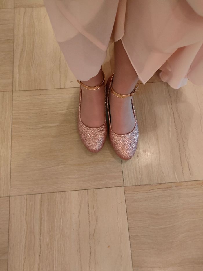 Chaussure rose paillettés - photo numéro 8