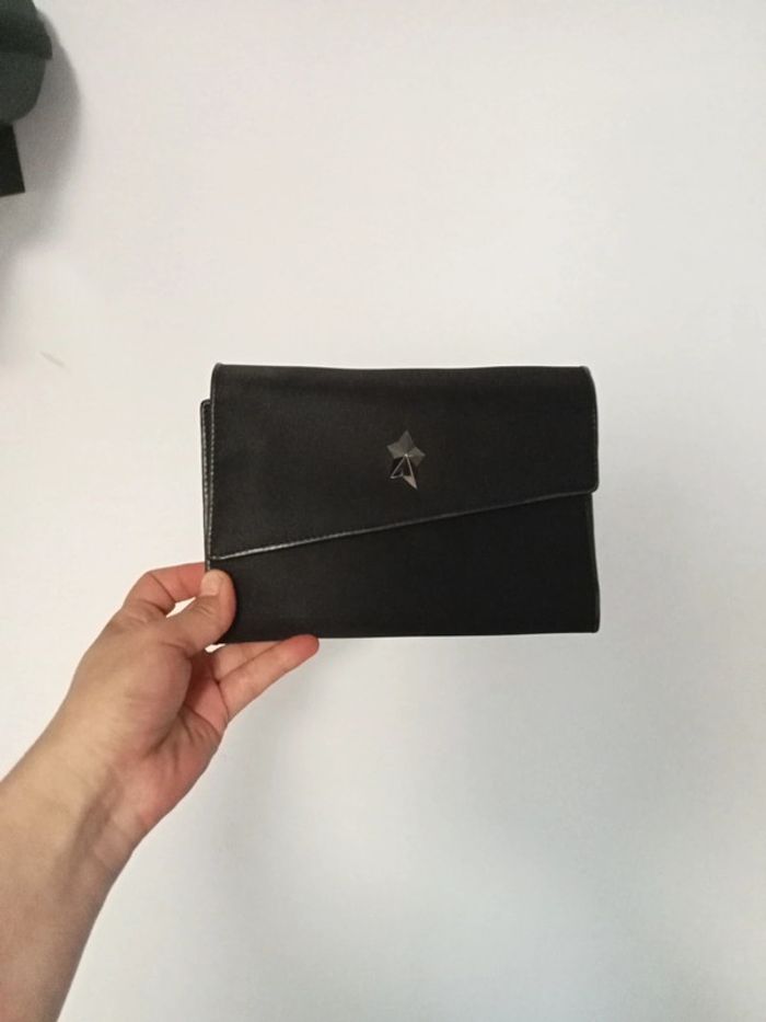 Grand portefeuille thierry Mugler toile et cuir