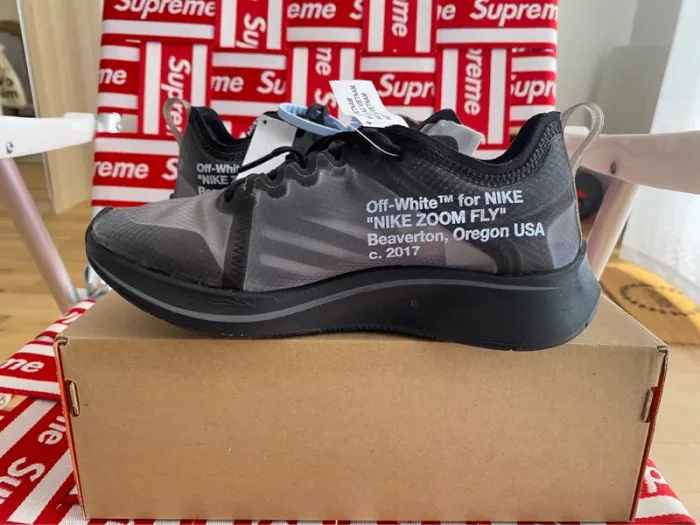 Nike off white zoom fly black - 37,5 - neuf - photo numéro 10