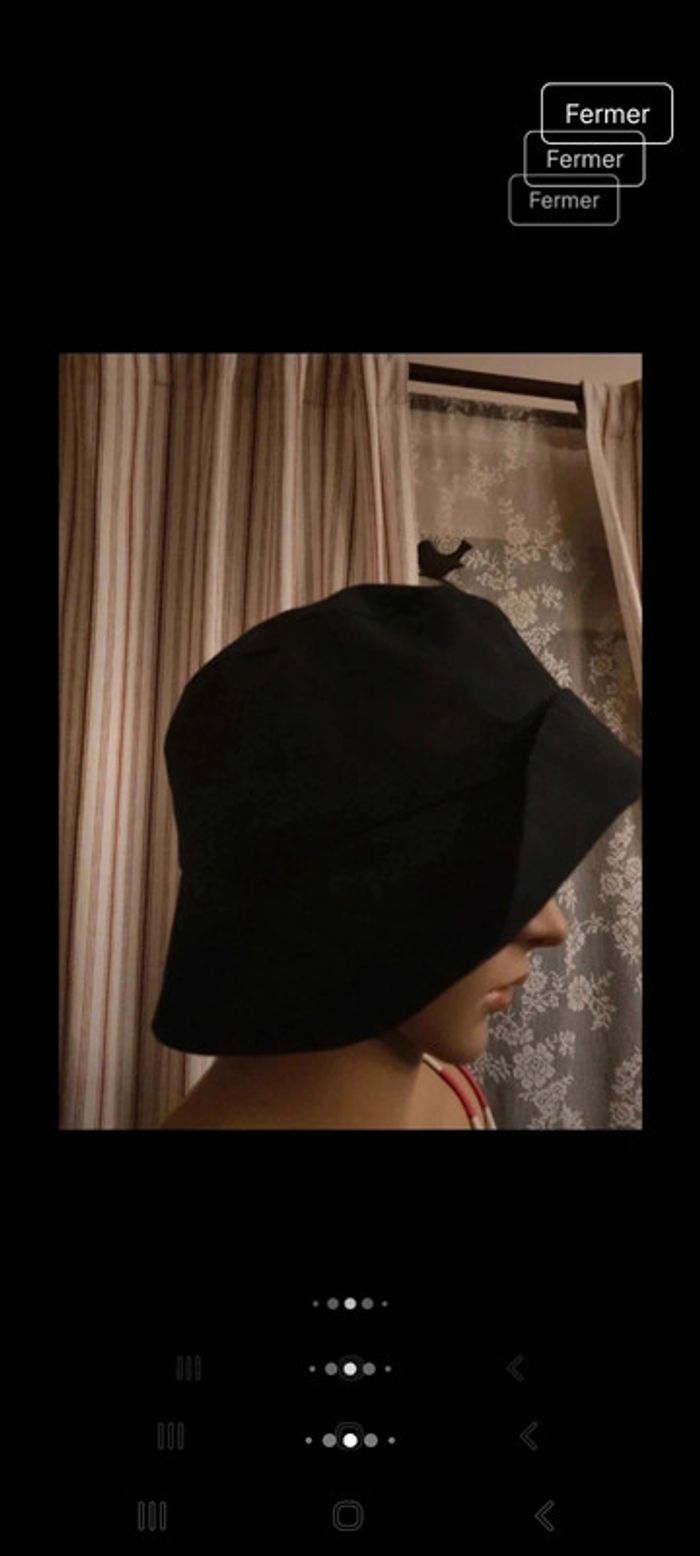 Jolie Chapeau femme noir Andres taille M 58cm - photo numéro 6