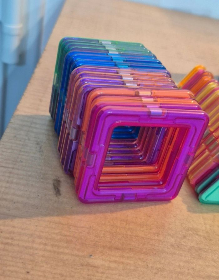 99 blocs de constructions magnétiques neuf comme des geomag - photo numéro 4