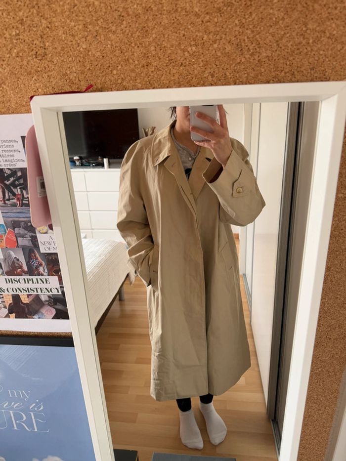 Magnifique Trench / Paletot mi-long Camden Burberry 100% coton - photo numéro 17
