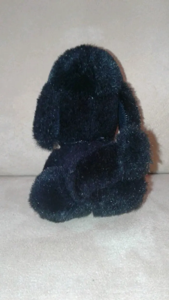 Peluche caniche noir - photo numéro 4