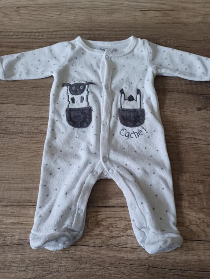 Lot pyjamas rose et 2 blancs - photo numéro 3