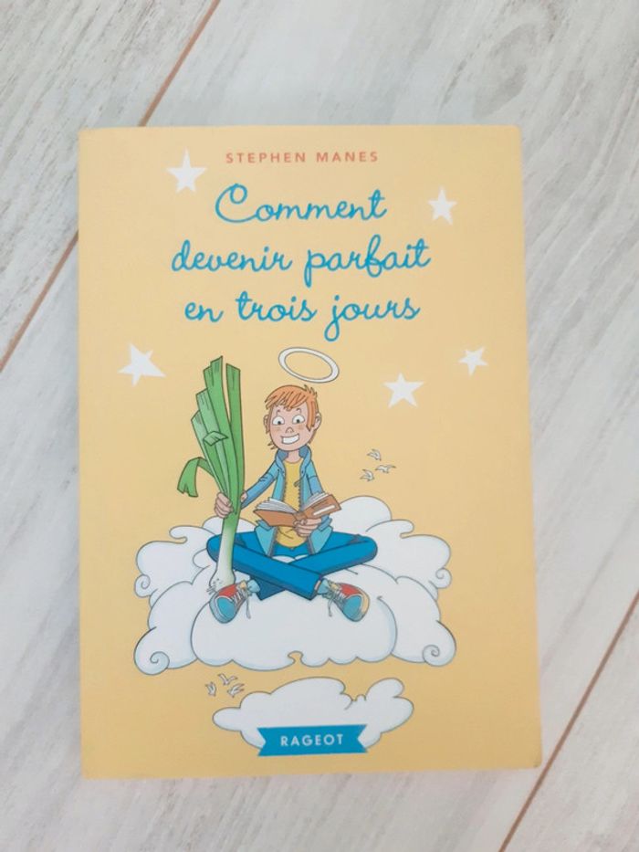 Livre comment devenir parfait en trois jours Rageot Romans
