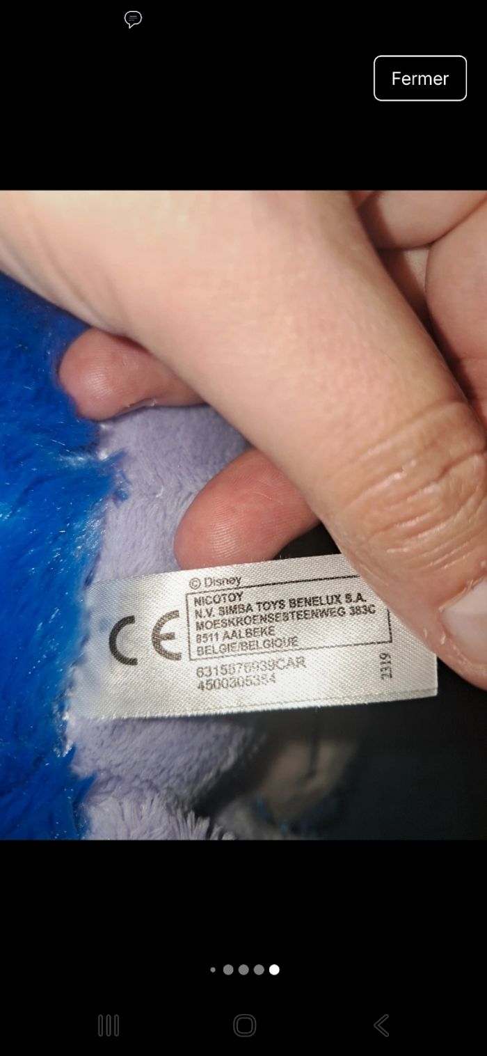 Peluche disney - photo numéro 3