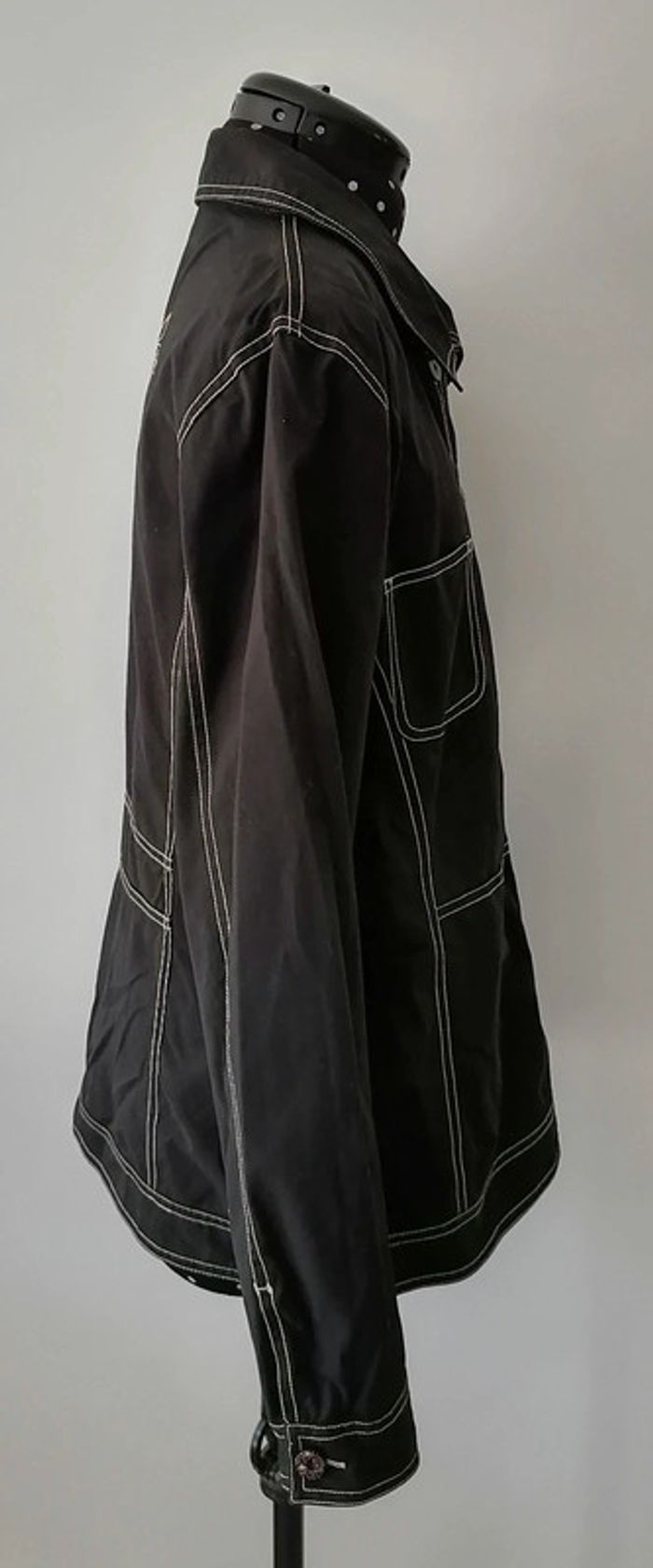 Veste / blazer noir broderie beige Taille XXL Quiksilver - photo numéro 6