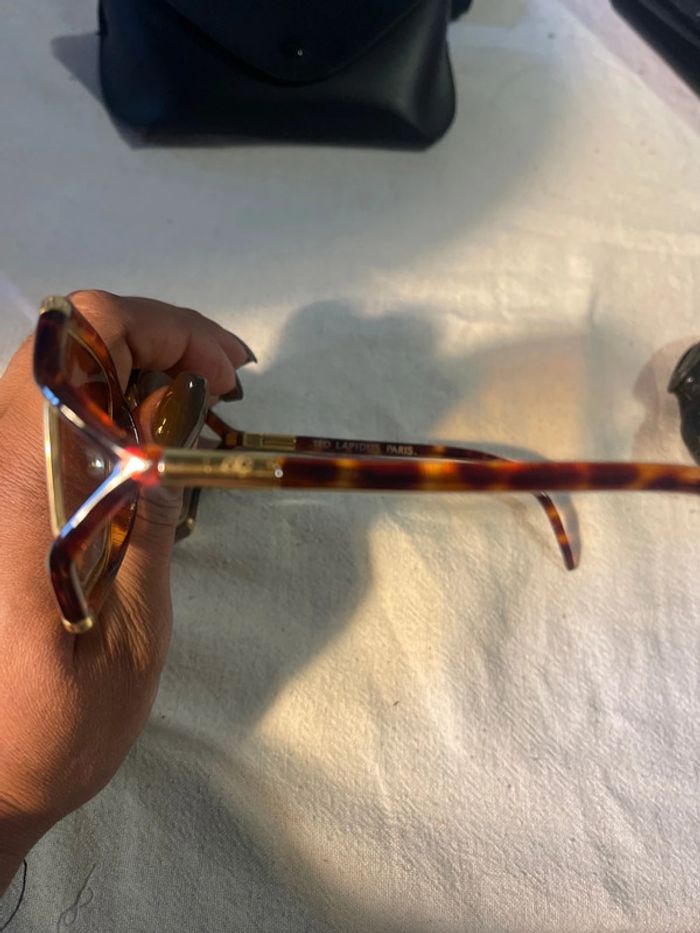 Lunettes de soleil ted lapidus verres jaunes - photo numéro 6