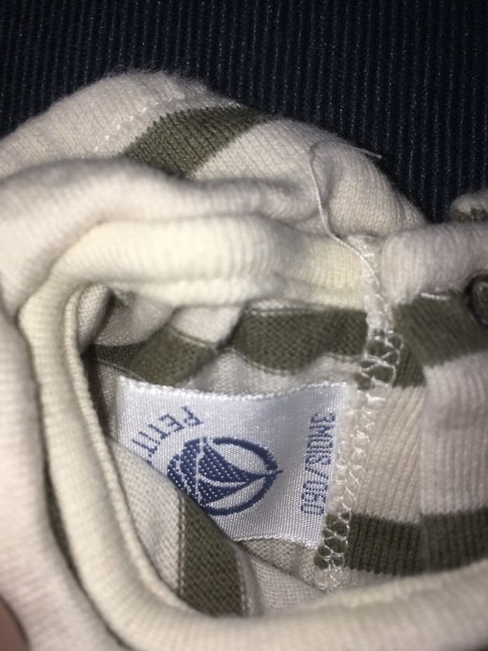 Ensemble salopette et polo Petit Bateau 3mois - photo numéro 4