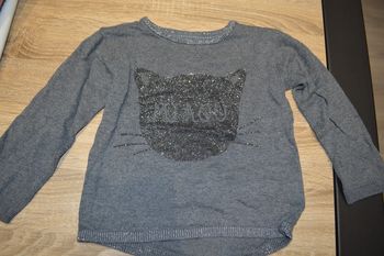 Pull Kiabi Chat Miaou 3 ans