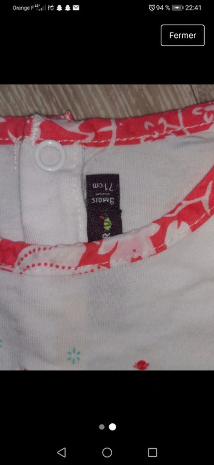 Tee shirt bébé sergent major - photo numéro 2