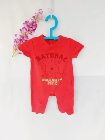 Pyjama combi barboteuse tissu Disney Winnie mixte 3 mois