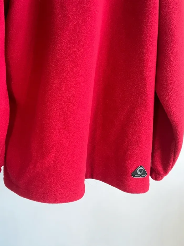 Veste polaire rouge brodée taille L 🎈 - photo numéro 4