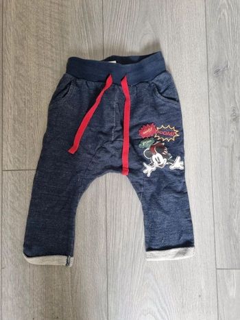 ​Pantalon Sarouel Bébé Mickey Disney Taille 9 mois Tres Bonne Etat