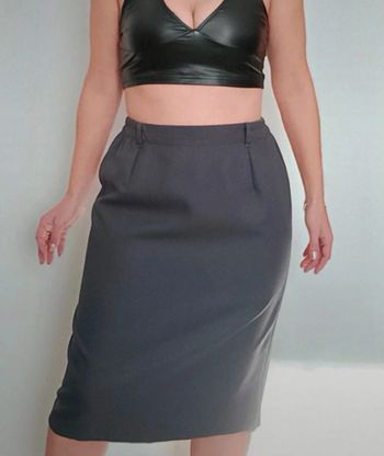 Jupe tailleur chic taille haute vintage taille 44