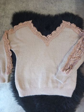 Pull doux dentelle Exquiss's