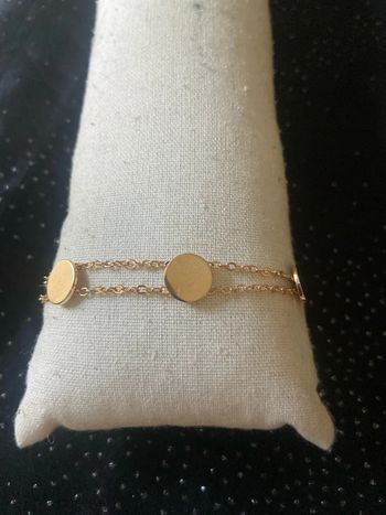 Bracelet bohème rond doré