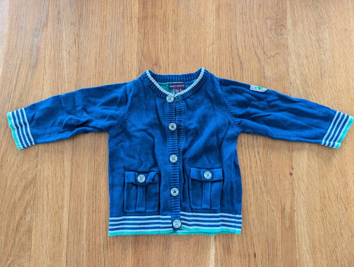 Gilet bleu 12 mois Sergent Major