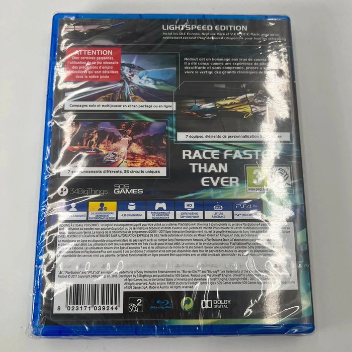 Jeu PS4 Redout ligthspeed edition neuf sous blister - photo numéro 3